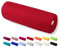 beties Basic Nackenrollenbezug ca. 15x40 cm Kissenhülle 100% Baumwolle in vielen fröhlichen Uni-Farben (rot)