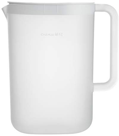 YARNOW 2. 2L Pichet D' Eau Froide Grande Capacité en Plastique Thé Jus Carafe Pot avec Couvercle Échelle pour Vin Café Lait Boissons