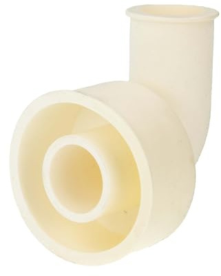 tecuro -583260- WC-Spülrohrverbinder - Winkelform - Ø 48/28