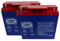Great British Energy Batteries - Heavy Duty Gel Leisure Battery 2x 12v 22ah Reliable and Long Lasting Replacement Mobility Scooter Batteries also used in Electric Wheelchairs