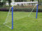 FUNJEPE Porta da calcio/calcio portatile da 2,4 m, in acciaio, per allenamento all'aperto, giardino, con rete da calcio antimuffa e borsa per il trasporto, 240 cm