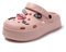 JOMIX Claquettes Femme Sabots Femme d'été en Caoutchouc EVA Tongs Femme Confortable pour Douche Piscine Plage (Rose, 35-36)
