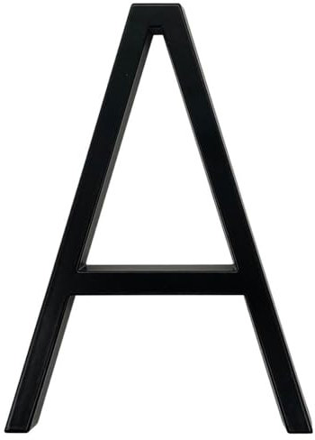 TAIGUHUI Hausnummer 127mm Floating House Number Buchstaben Big Modern Door Alphabet Home Outdoor 5 in.Black Nummern Adresse Plaque Dash Slash Zeichen # 0-9 Hausnummernschild (Color : White)