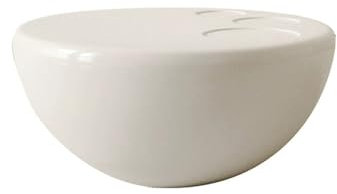Couchtisch Rund Weiß, Wohnzimmertisch Rund Weiß, Niedliche Form Tragfähig und Stabil Abgerundete Ecken, für Wohnzimmer, Wohnung, Familie(82CM)