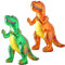 LUKIUP 2 Stück Dino Ballon, 3D Dinosaurier Luftballon Große Folientier Luftballons Tyrannosaurus Rex ballon fur Jungen Geburtstag Dschungel Party Jurassic Feier Dino Party Deko