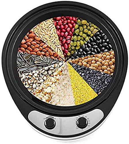 Kaffeebohnen-Röstmaschine Für Den Haushalt Elektrischer Kaffeeröster Maschine Mit Temperatureinstellung Trockner Für Trockenfrüchte Geeignet Zum Backen Von Kaffee, Rohen Bohnen, Tee, Getreide