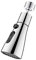 DmDoyy 360° Aireador Grifo Cocina, Ajustable 3 Modos Salida Agua, Difusor Universal, Grifo Con Dispositivo Antivaho Para La Cocina Y El Cuarto De Baño (Plata)