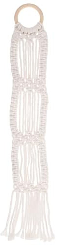 BESTYASH De Macramé Colgante De Algodón Diseño Decoración Mural para Dormitorio y Borlas y Clips para