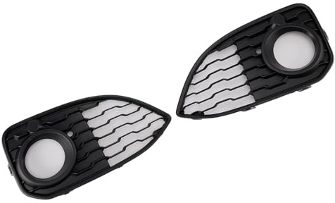 Artudatech Griglia paraurti Anteriore 2PCS Fog Light Cover Grille Fit for BMW 1 Series F20 F21 LCI M-Sport 2015-2019 (No Logo)