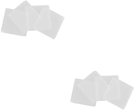 VILLCASE 2 Sätze Sand Oberfläche Waschmaschine Möbel Bein Greifer Protektoren Pad Caster Stuhl Füße Rest Protector PVC Transparent 4 Stücke * 2