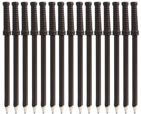 15 Pièce Baguettes de Crayons Magiques,Multifonctions Crayons à Baguette,Écrire en douceur,Fun Crayons en Bois Naturel,Conforme à l'ergonomiem,Pour événements, fêtes