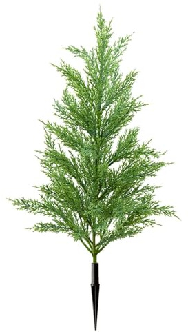 Baoblaze Artificial Topiary Tree Artificial Outdoor Plants Realistic Bushes Plant Shrubs Decorative Fake Trees Garden Stake for Front Porch Decor Courtyard Xmas Anniversary,Pine Tree B