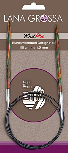 Lana Grossa Rundstricknadel Design-Holz 60 cm | 7,0
