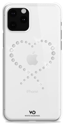 Hama White Diamonds Schutzhülle Eternity (für Apple iPhone 11 Pro, leichte Schutzhülle aus Polycarbonat) Crystal