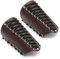MANFNEE Leder Armschutz Gothic Armschutz breite Manschette Punk Armband Männer schwarzer Armschutz