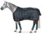 Eskadron Turnoutrug Alpha Check Fleece (Classic Sports HW19), Caviar-White-tealblue Check, 39/6'6