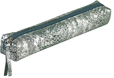 Clairefontaine 410097C Penale Celeste slim 4x2,5x19,5cm aus Leder Grün