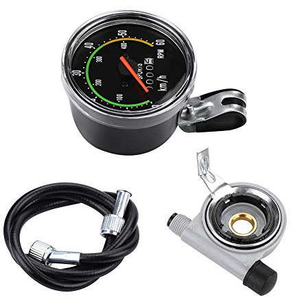 Fahrrad Tachometer, Mechanischer Fahrradcomputer, Fahrrad Kilometerzähler für 26/27,5/28/29-Zoll-Fahrräder