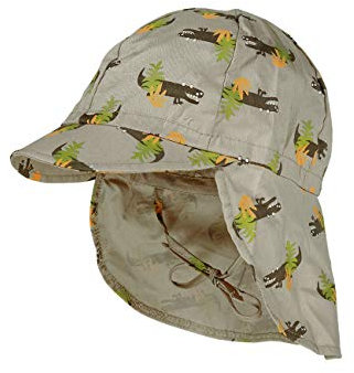 maximo Jungen Nackenschutz Sonnenhut, Sand/Multicolor, 47