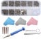 Drado Set Kit Riparazione Viti Occhiali Cacciavite Nasello Silicone Pinzette per Occhiali Da Sole Occhiali Vintage