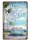 California Surfer Welcome to The Beach Surfing Surf Van Surfboard Vintage Blechschild Home Bar Küche Restaurant Wanddeocr Schild 30,5 x 20,3 cm