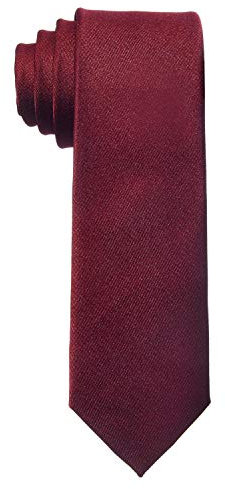 MASADA Herren-Krawatte von Hand gefertigt & sorgfältig verarbeitet 6 cm breit Bordeaux