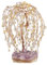 Amogeeli Heilender Kristall-Geldbaum mit Amethyst-Cluster-Basis, Fengshui-Stein, Bonsai für Reichtum und Glück