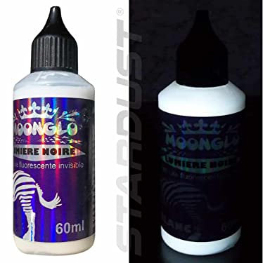 Stardust MOONGLO BLACKLIGHT INVISIBLE UV Peinture pour Brush - WHITE 60ml