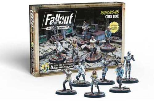 Modiphius Entertainment | Fallout Wasteland Warfare | Railroad: Core Box | Miniatures | Unpainted