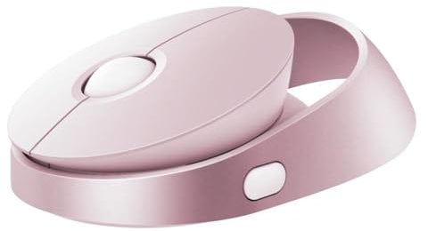 Rapoo Ralemo Air 1 kabellose Maus wireless Mouse 1600 DPI Sensor umweltfreundlicher wiederaufladbarer Akku ergonomisch für Links- und Rechtshänder PC & Mac - pink