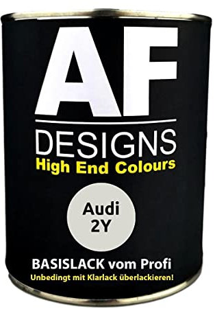 500ml Autolack für Audi 2Y Gletscherweiss Perl Autolack Spritzfertig
