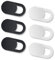 6 Pack Webcam Covers for Iphone iPad Smartphone Laptop Camera Cover Mobile Tablet 3 x White and Black