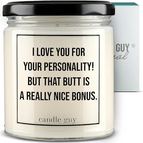 candle guy Duftkerze im Glas [Brennzeit 70h] - Duft-Kerze handgemacht mit Spruch | Freches Geschenk für Frauen, Freundin, Geburtstag | 100% Sojawachs, schöne natürliche Düfte mit ätherischem Öl