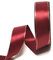 s.dekoda Satinband 25m x 25mm Weinrot - Gold Weihnachtsband Schleifenband Dekoband Geschenkband [1371]