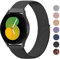 Oumida 20mm Samsung Armband für Samsung Galaxy Watch 7 FE 6 5 4 40mm 44mm / Watch 6 4 Classic 43mm 47mm 46mm 42mm / 5 Pro 45mm Armbänder Damen Herren, Edelstahl Metall Ersatzarmband mit Magneten