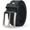 VRLEGEND Ledergürtel Herren Gürtel Leder Vollledergürtel Herrengürtel Jeans-Gürtel Echtleder 3.8cm Breit mit Geschenkbox (Schwarz, Gesamtlänge 105cm)