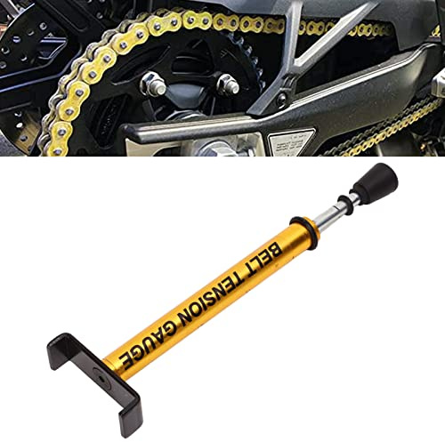 FOLOSAFENAR Motorcycle Belt Tension Tester, 10Lb Weight High Accuracy Belt Tension Gauge Adjust Tension for Vehicle