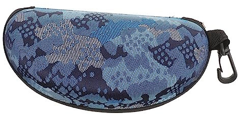 OHPHCALL Brillenetui Mit Reißverschluss Brillenbox Aus Eva Für Sonnenbrillen Tragbarer Brillenhalter Mit Karabinerhaken Für Unterwegs