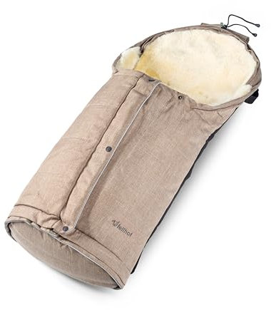 Kinderwagenfellsack HOCHSÖLDEN beige-melange