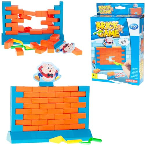 Martom Wackelmauer Wackelturm Stapelspiel Geschicklichkeitsspiel Kinderspiel Neu Stapelwand, Brettspiel, pädagogisches Spiel für Kinder, Spielzeug für Mädchen und Jungen