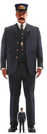 Star Cutouts SC4379 Conductor Polar Express Pappaufsteller mit Mini