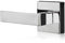XFORT Quad Passage Knob Set Polished Chrome, Door Knob for Internal Wooden Doors, Complete Set with Tubular Latch