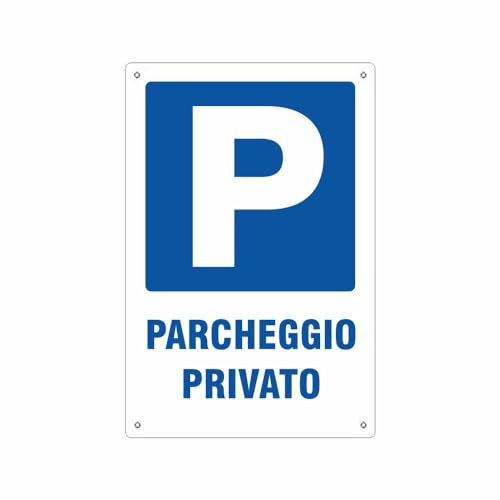 Kippen 9104 - Cartello Segnaletico in PVC - PARCHEGGIO PRIVATO