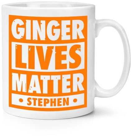 Personalised Ginger Lives Matter 10oz Mug Cup Funny Joke Rude Birthday Red Head