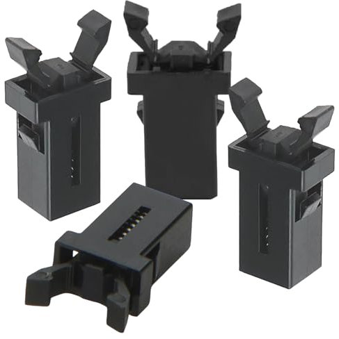 DHinkyoung 4 Pcs Bin Lid Clasps Compatible with Brabantia Waste Bins 3 Litre - 50 Litre,Touch Top Lid Bin Latch Lock Flexible Bin Lid Catch for Kitchen Bin