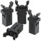 DHinkyoung 4 Pcs Bin Lid Clasps Compatible with Brabantia Waste Bins 3 Litre - 50 Litre,Touch Top Lid Bin Latch Lock Flexible Bin Lid Catch for Kitchen Bin