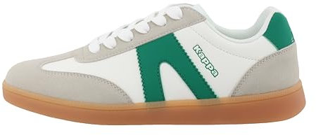 Supremo - Kappa 95k0312001, Scarpe da Ginnastica Donna, Bianco Verde, 39 EU