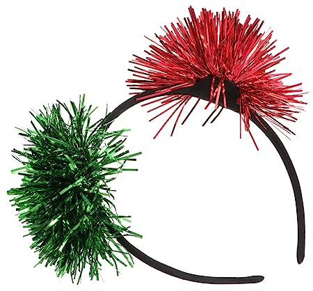 CRILSTYLEO Kinder Stirnband Lametta Pompom Stirnband Party Performance Kopfschmuck Aus Material Für Den Einsatz