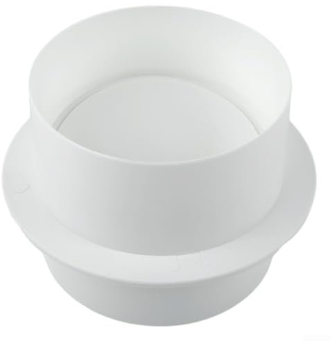 Clapet anti-retour en PVC pour salle de bain et cuisine, tuyau rond, extracteur d'air pour volet de salle de bain, empêche l'irrigation inverse, différentes tailles (100 mm)