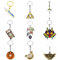 JUSONGKWCP 9 Pcs Zelds Echoes Wisdom Porte Clés Jeu Tears Kingdom Figurine Keychain Pendentifs Wingcrest Logo Hylian Shield Métal Porte Clef Set